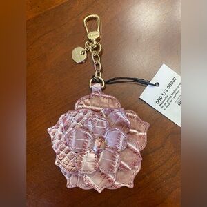 🆕🔥BRAHMIN🔥 Magnolia Bag Charm in PINK ICING - NWT